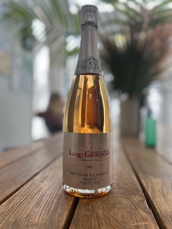 Luigi Giordano Brut Nature Metodo Classico Nebbiolo Italy 2017