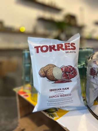 Torres Selecta Iberian Ham Potato Chips Barcelona