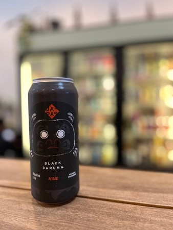 Japas Black Daruma Russian Imperial Stout with Persimmon 160z CAN Chicago