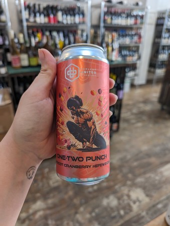 Oakland United One-Two Punch Apricot Cranberry Hefeweizen 16oz Oakland