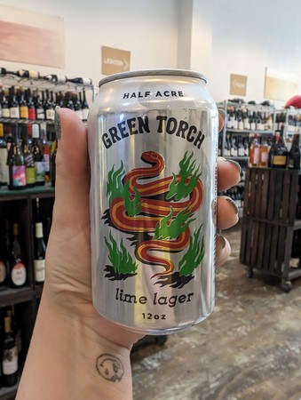 Half Acre Green Torch Lime Lager 12oz CAN Chicago