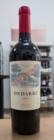 Bodegas Ondarre Gran Reserva 2018