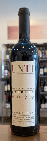 Unti Barbera Superiore Dry Creek 2022