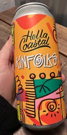Hella Coastal Kinfolks Lyte Ale 16oz Oakland