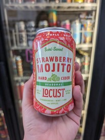 Locust Strawberry Mojito Semi-Sweet Cider 12oz Washington